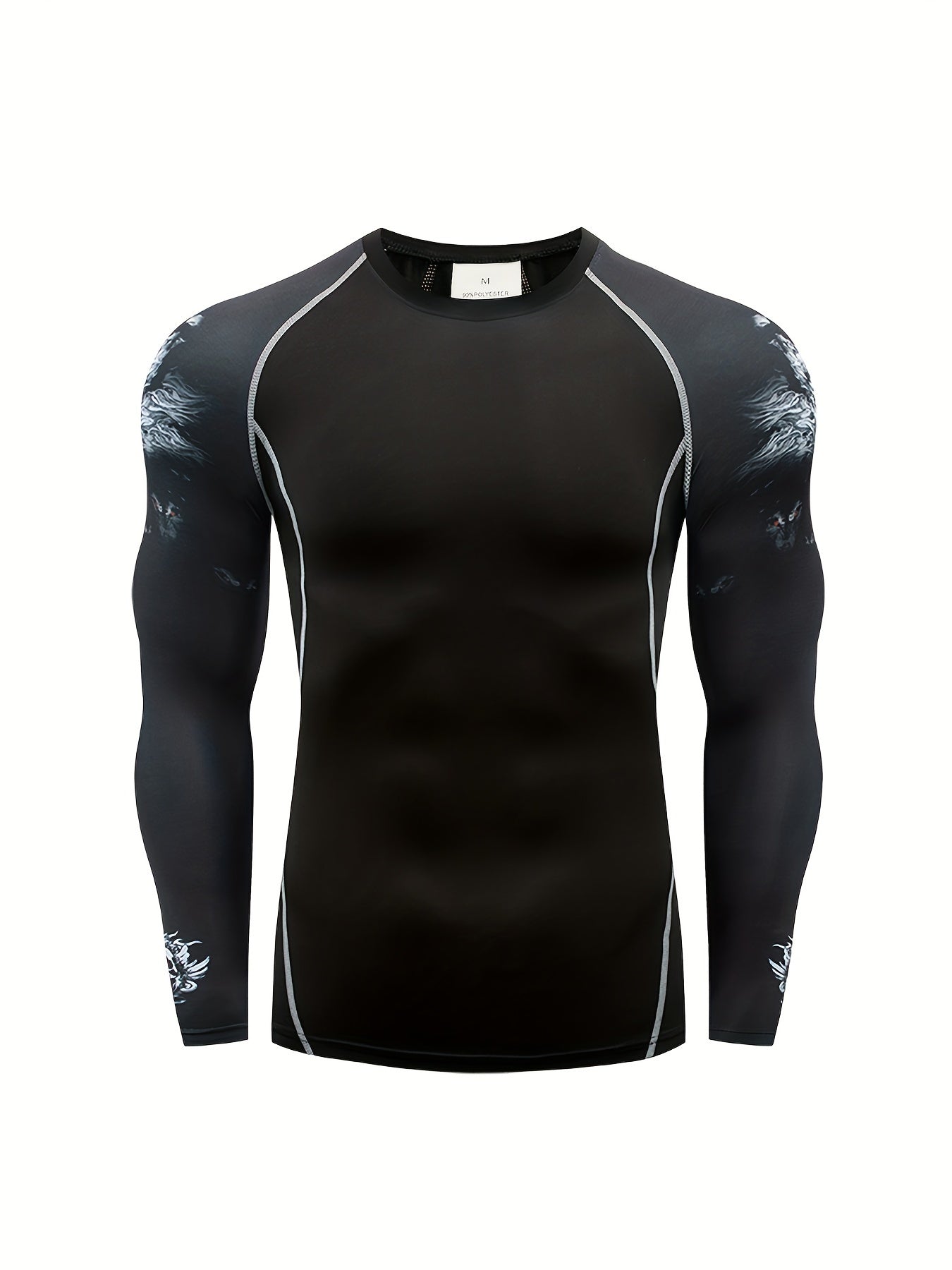 t-shirt à manches longues respirant casual à séchage rapide