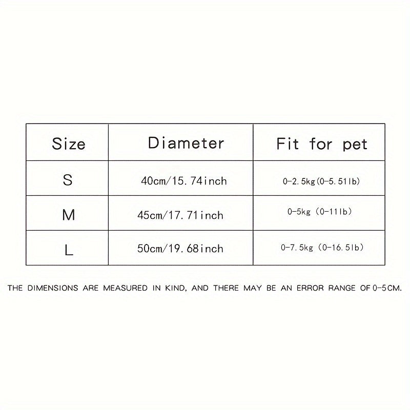Lit triangulaire unie pour animaux, Panier pour animaux, Literie pour animaux