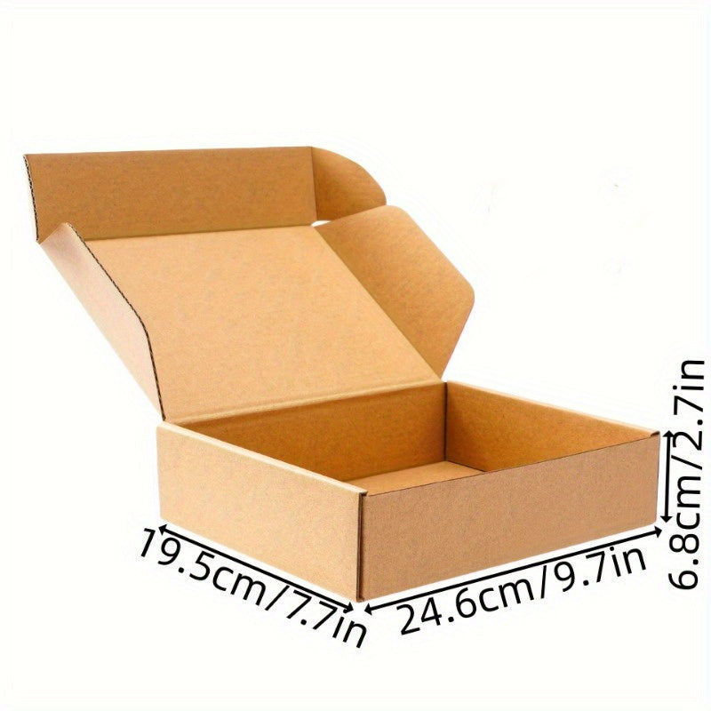 20-Pack Durable Cardboard Mailer Boxes for Shipping - Eco-Friendly