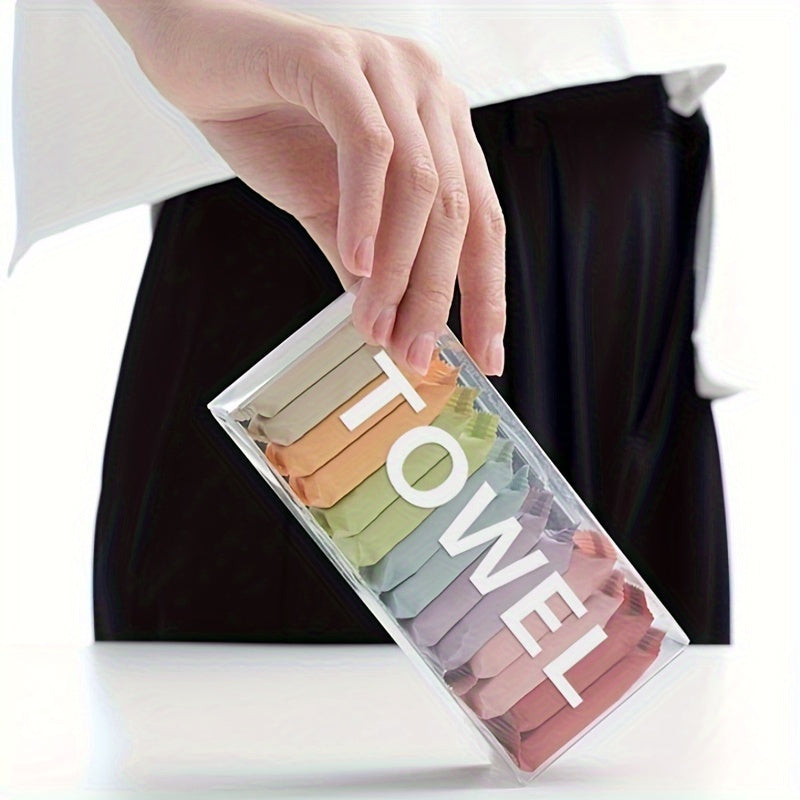 Serviettes comprimées en papier recyclé - Lot de 14 pièces