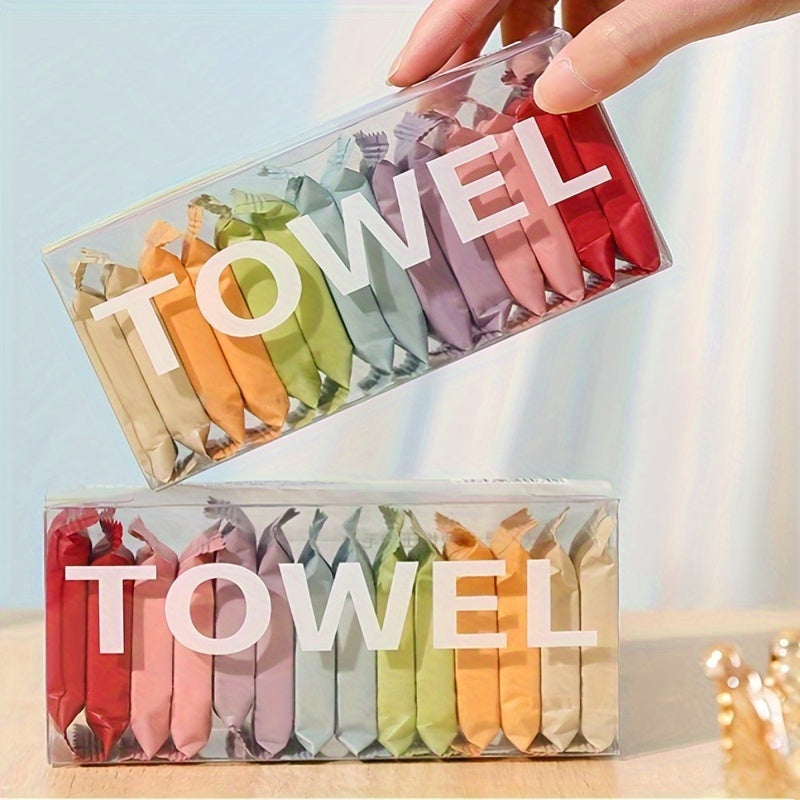 Serviettes comprimées en papier recyclé - Lot de 14 pièces