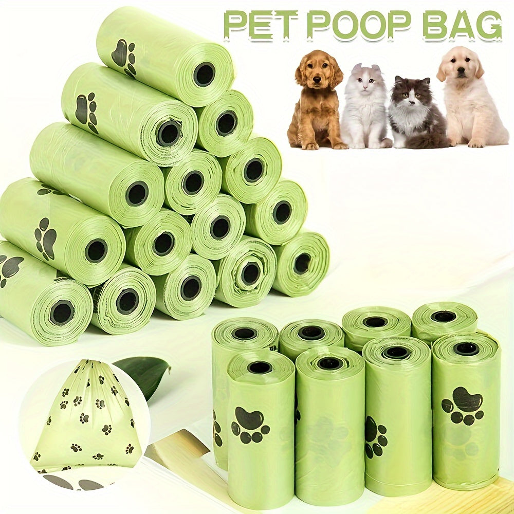 10 Rouleaux/150pcs Sacs à Crottes de Chien Parfumés à la Lavande, Extra-Épais Imperméables