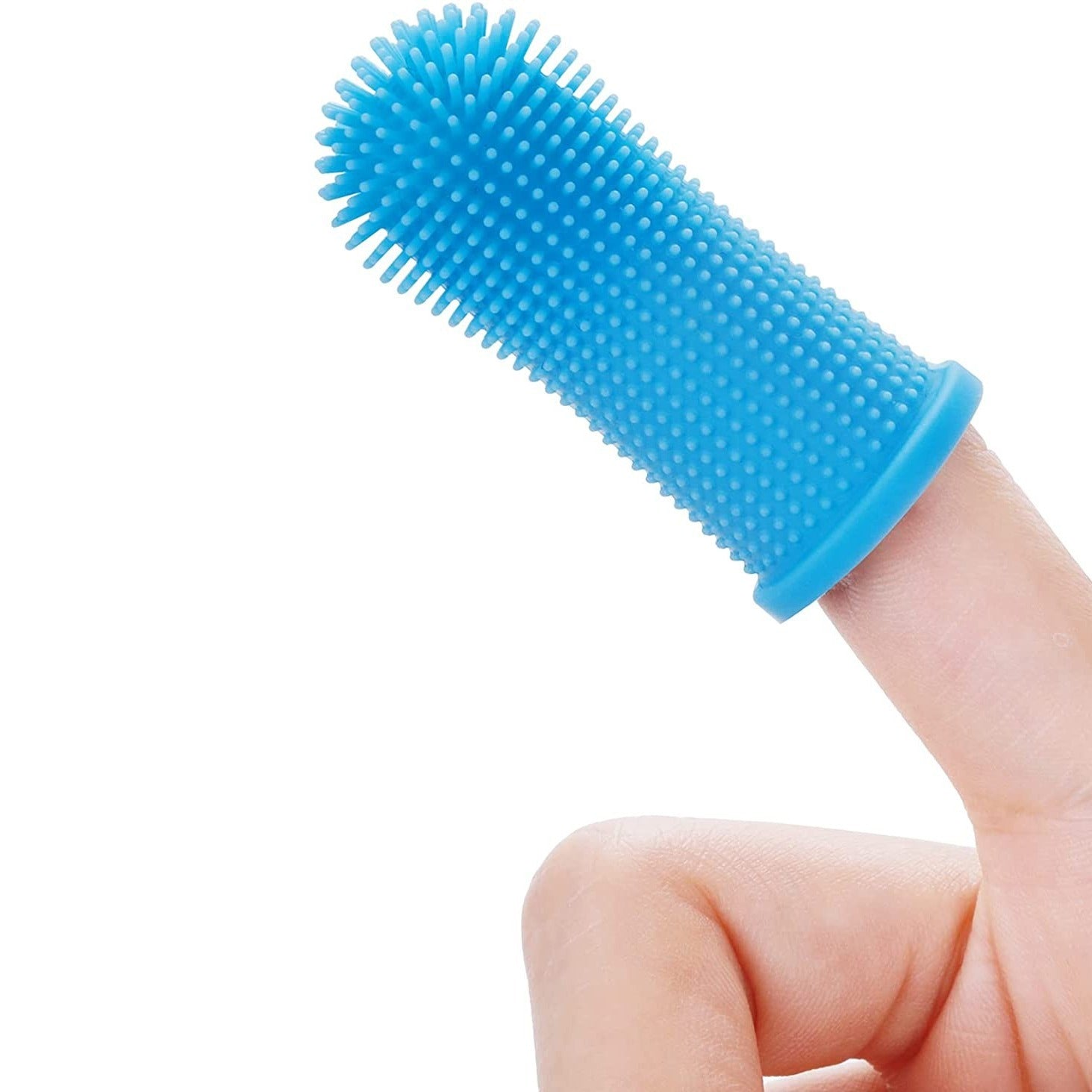 Brosse à Dents pour Doigts en Silicone Super Doux pour Chiens & Chats