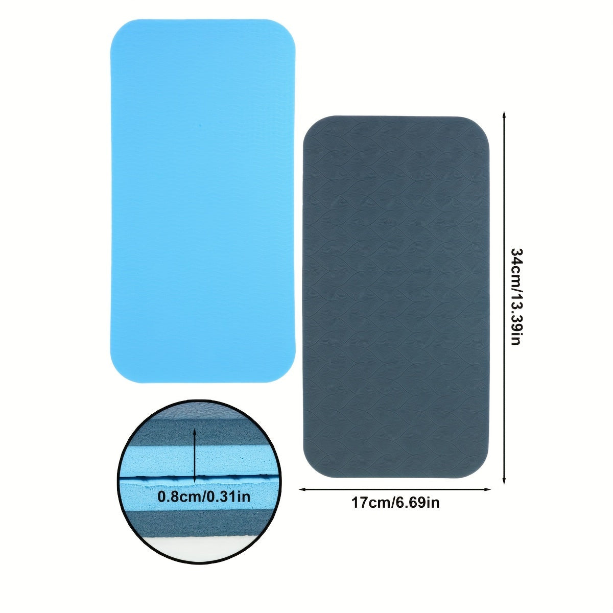 2 pièces de protections pour genoux et coudes anti-dérapantes