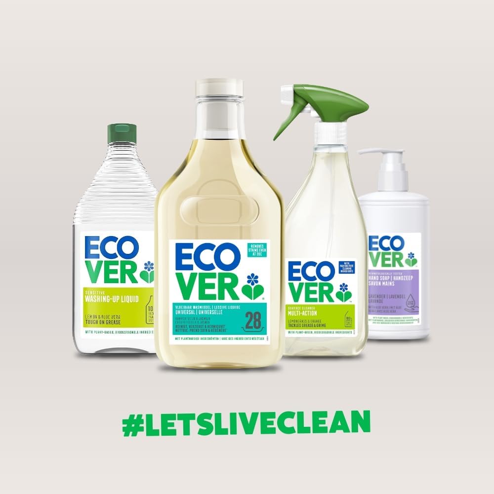 Ecover Nettoyant WC, Gel Nettoyant Toilettes Formulé aux Extraits Botaniques, Élimine le Calcaire, Parfum Pin et Menthe, Bouteille de 750 ml