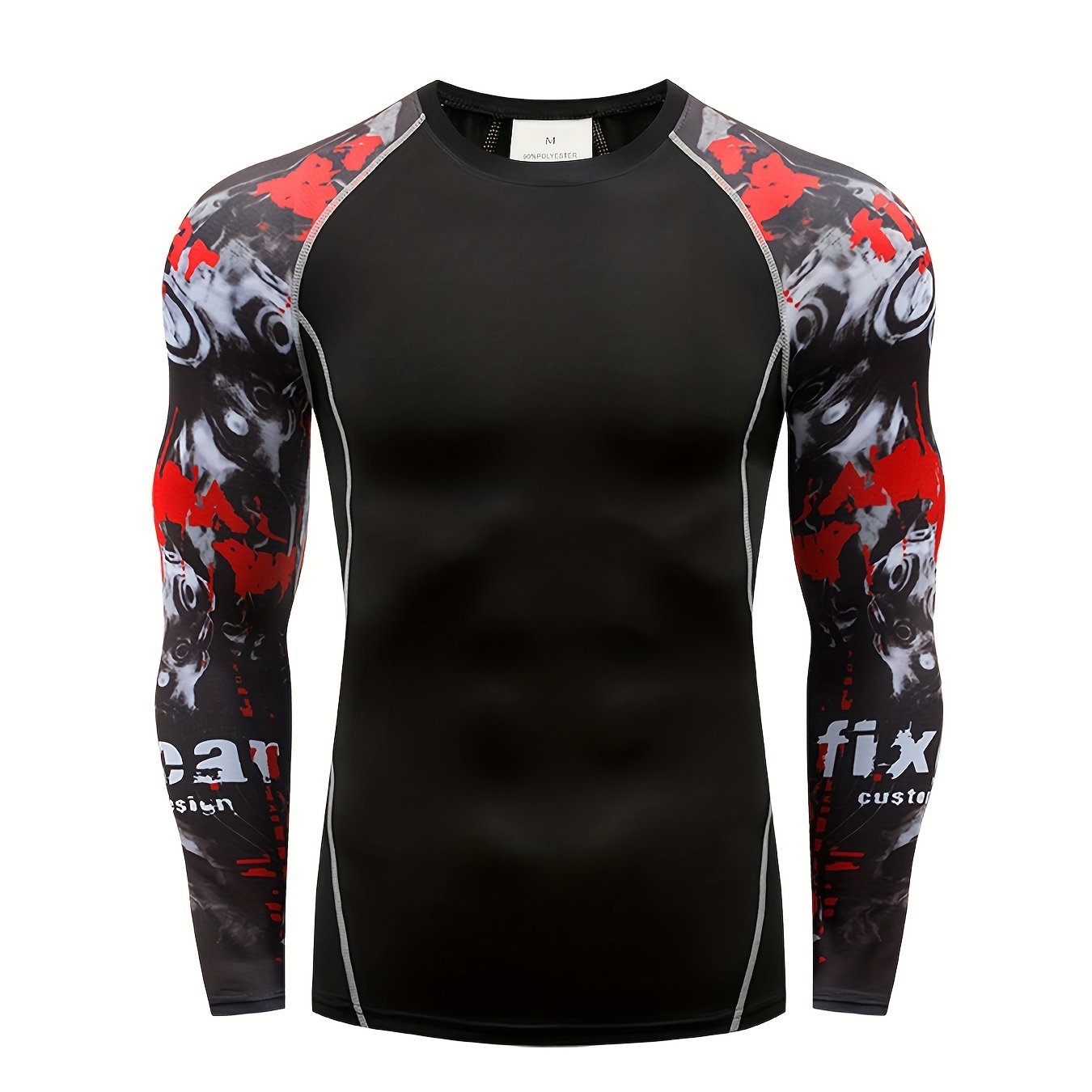 t-shirt à manches longues respirant casual à séchage rapide