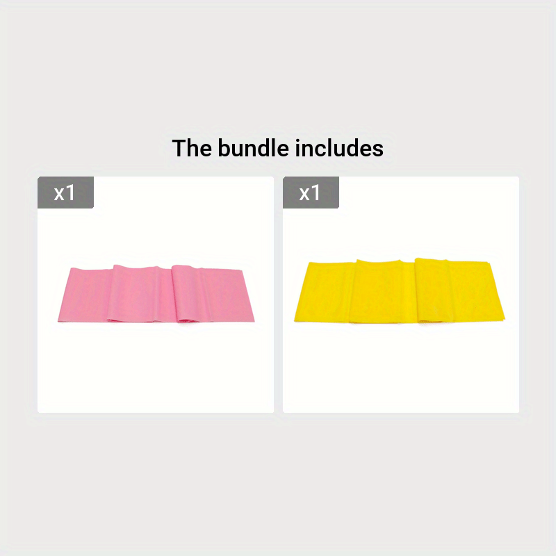 Bande de résistance élastique en latex pour entraînement Pilates