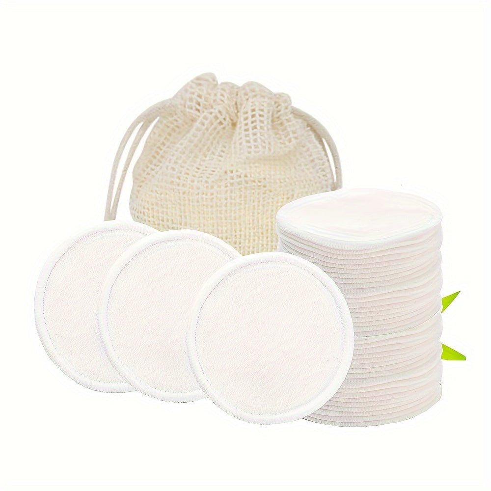 lot de 10 disques doux et lavables est confectionné à partir de fibres de bambou naturelles
