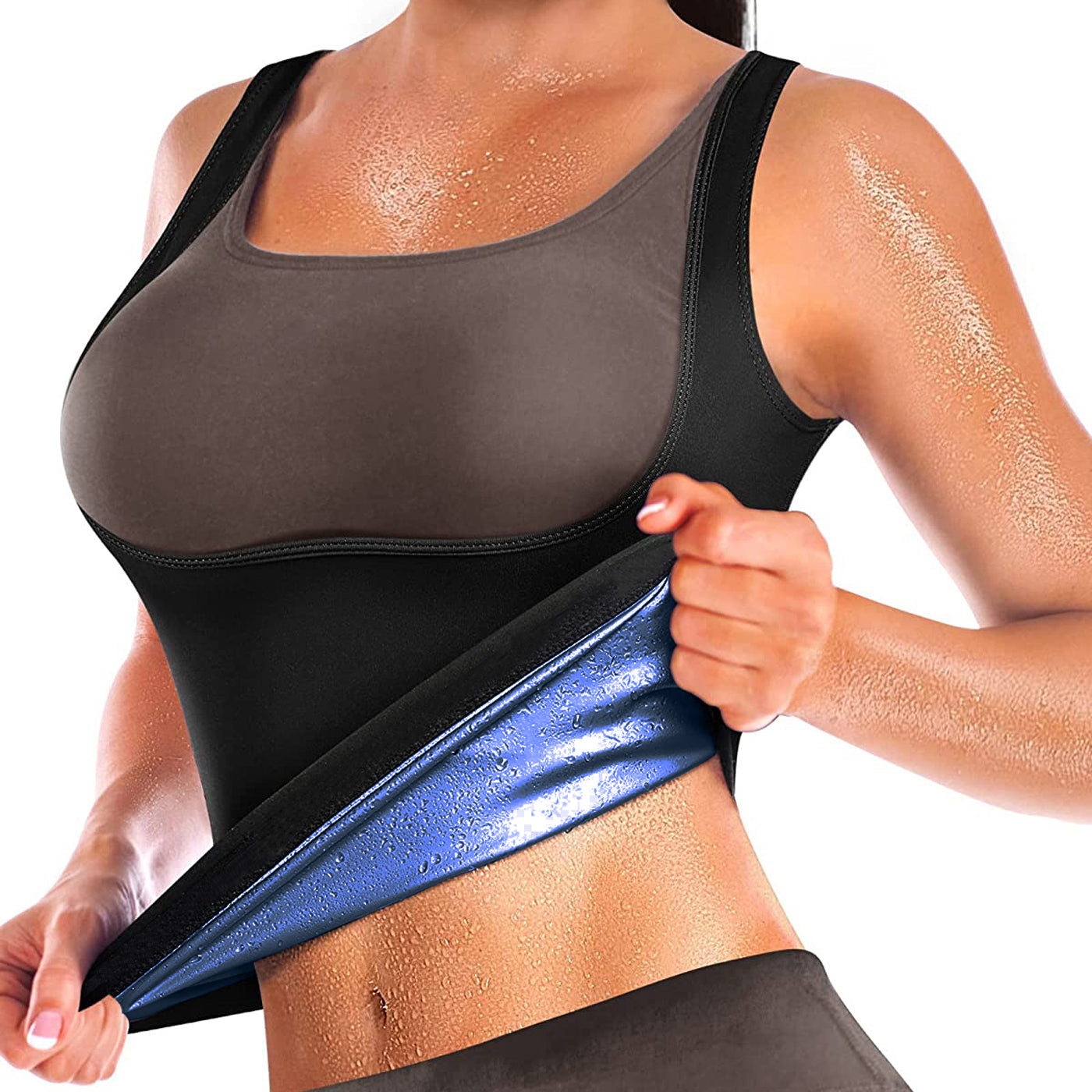 T-shirt haute performance pour sauna à absorption d'humidité pour femmes