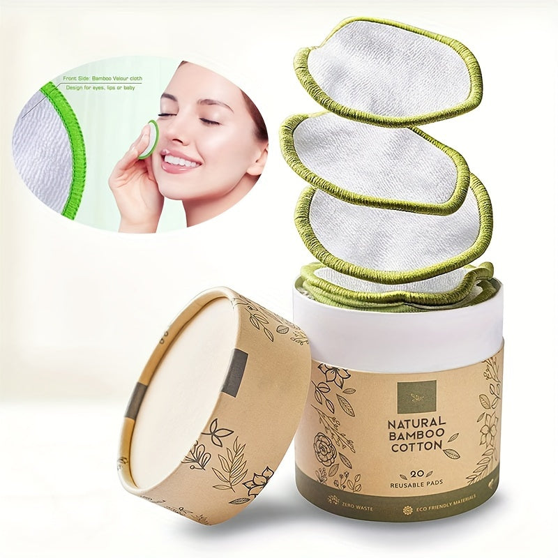 lot de 10 disques doux et lavables est confectionné à partir de fibres de bambou naturelles