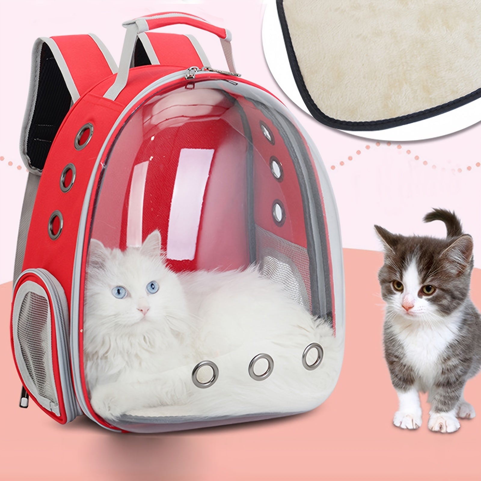 Sac à dos bulle portable pour animaux de compagnie pour chiens et chats -