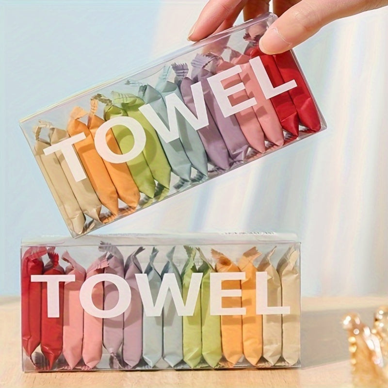 Serviettes comprimées en papier recyclé - Lot de 14 pièces
